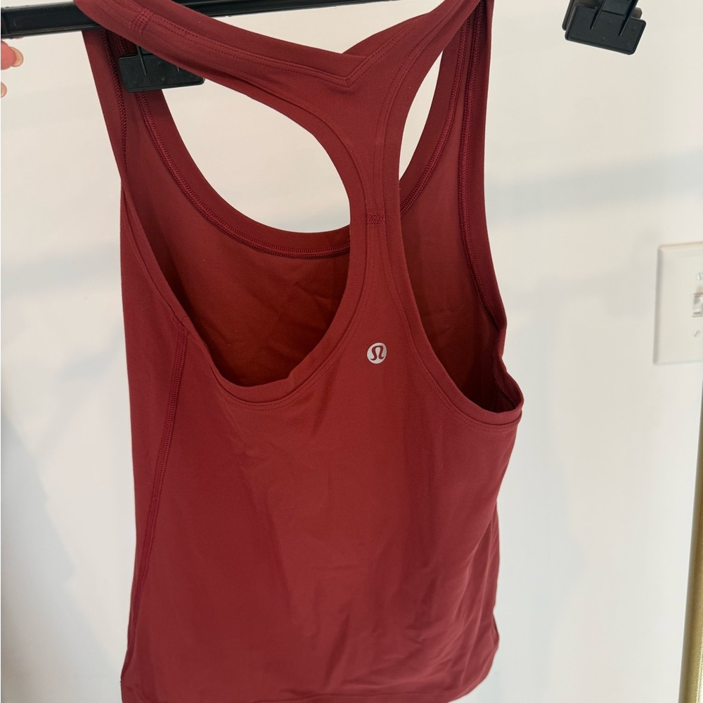 lululemon athletica Red Tank Top